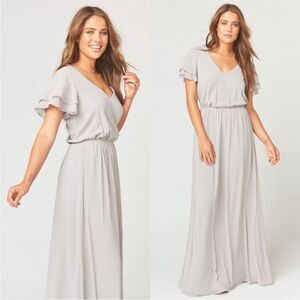Show Me Your Mumu | Michelle Dove Grey Maxi Dress